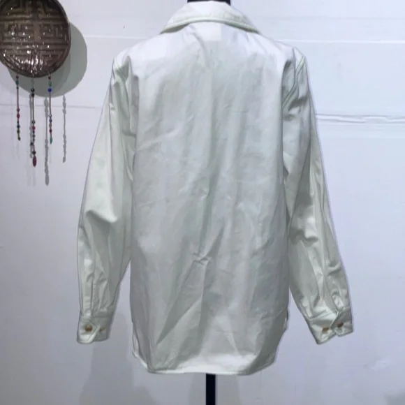 Bob Mackey White denim embroidered jacket - Picture 7 of 12